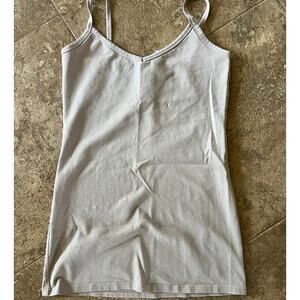BKE Core tan cami, Extra long, women's size L